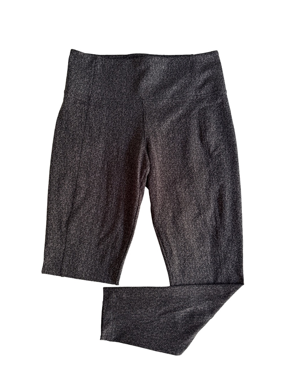 ATHLETA Women’s Delancey Textured Moto Tight Legging Zip Pocket Running Yoga M